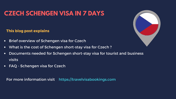 czech republic tourist visa from uk