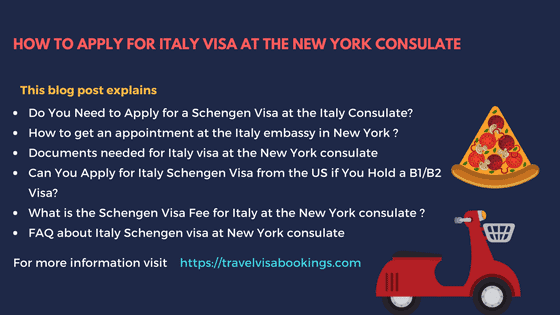 How to Apply for Italy Visa at the Italian Consulate in New York?