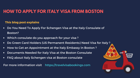 How To Apply For Italy Visa From Boston