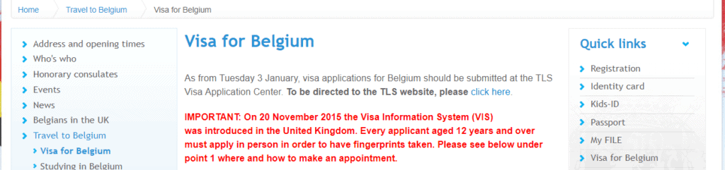Belgian consulate in London website 1