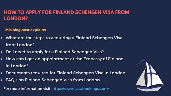 Finland Schengen visa from London