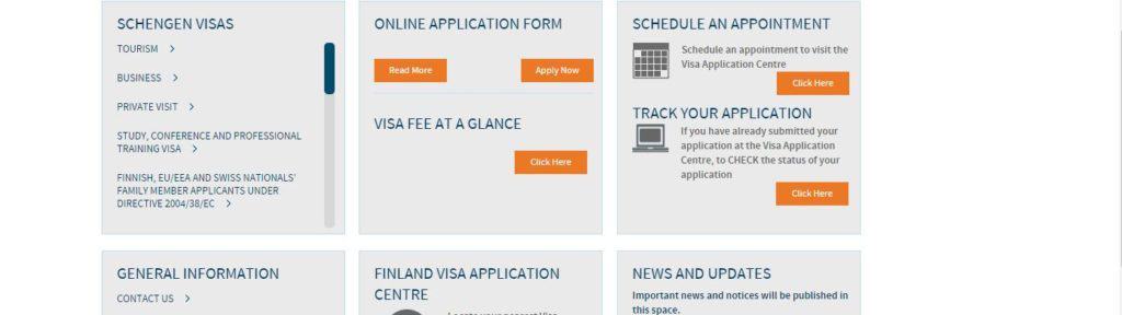 Finland Schengen visa appointment process